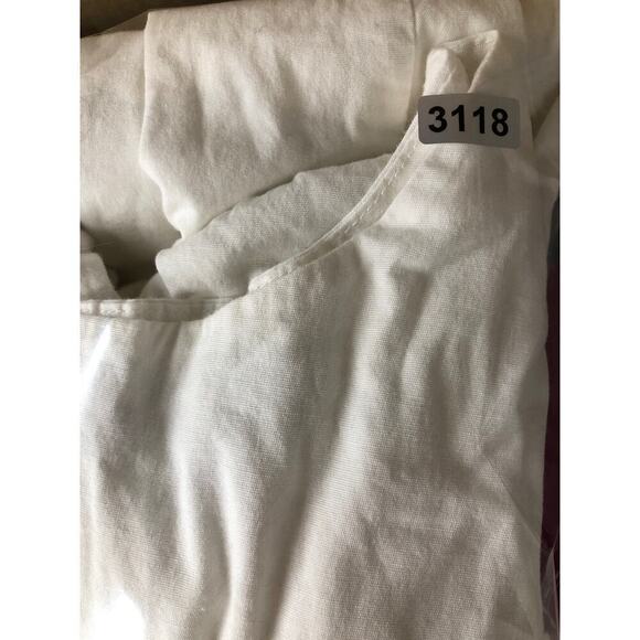 Love, Whit by Whitney Port Dress Cut Out Sheath Sleeveless Midi White Large - Picture 14 of 14